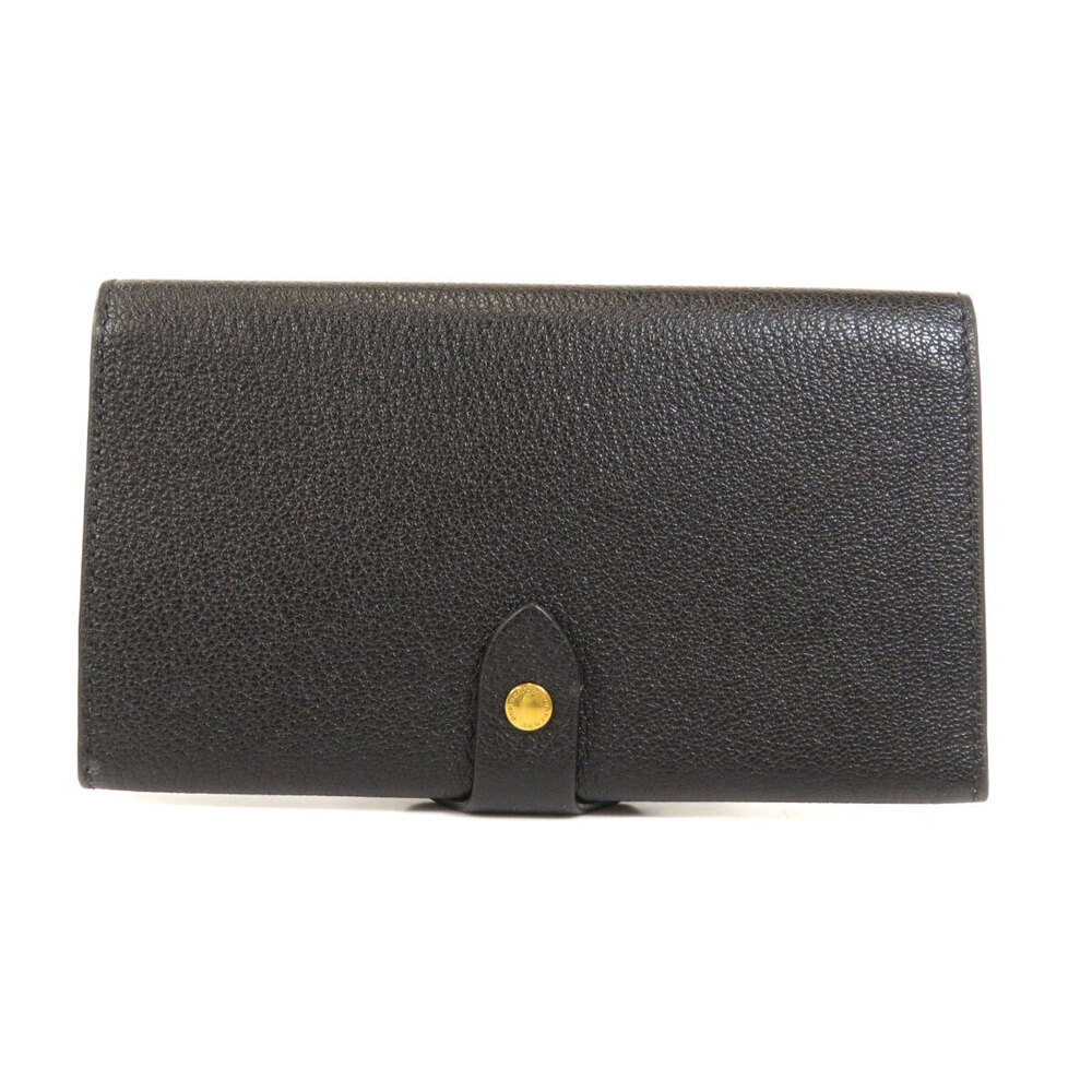 Burberry motif Wallet logo long leather